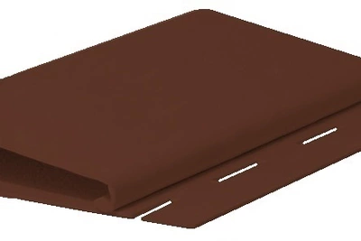 Аксессуары для сайдинга Эконом цвет Шоколад (Темно-коричневый) J-профиль широкий